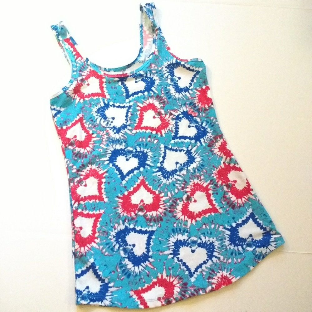 No boundaries tie-dye tank top